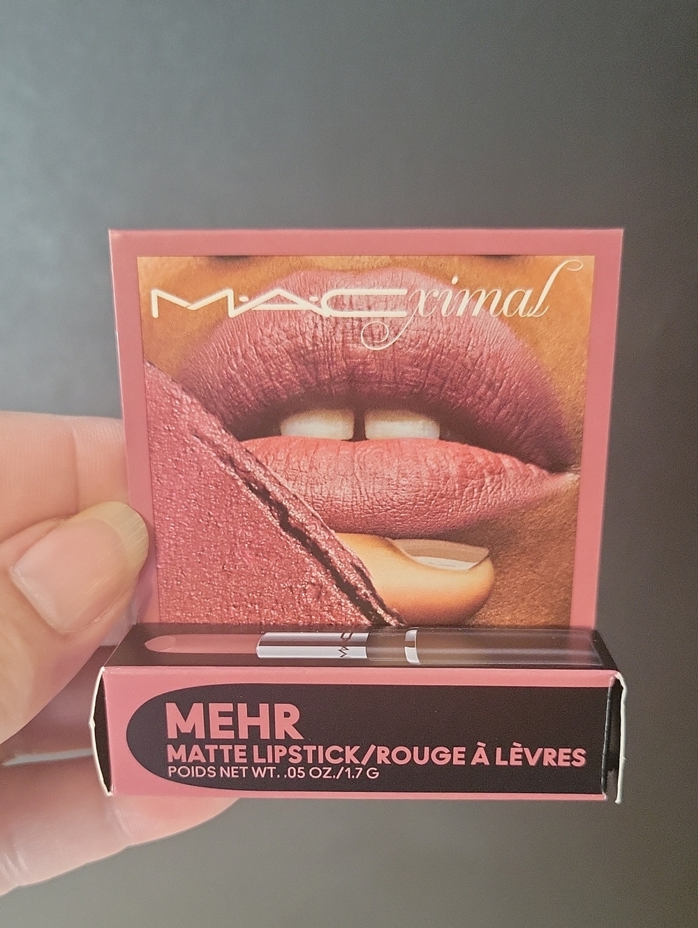 MAC Cosmetics Mehr Matte MINI Lipstick — Dusty Rose Pink